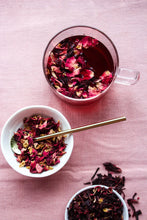 Load image into Gallery viewer, Rose Hibiscus Glow - Superfood Tea Blend