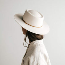 Load image into Gallery viewer, Wren Flat Brim Telescope Crown Hat