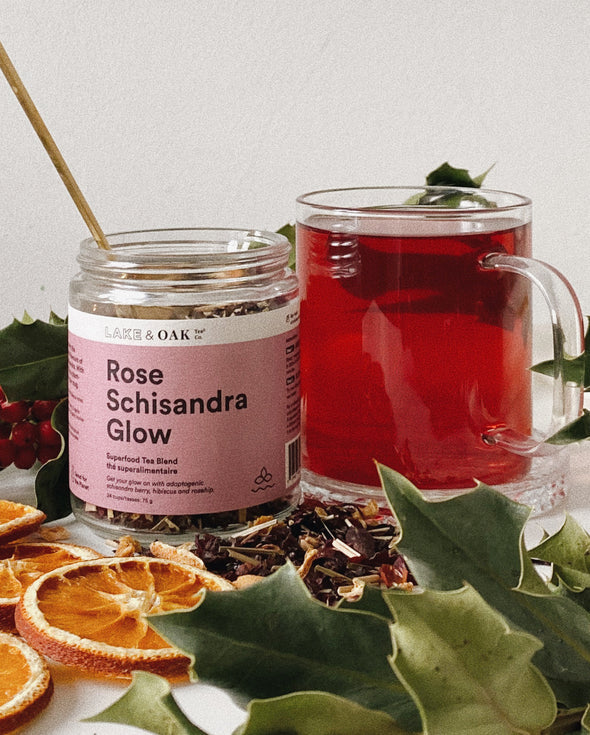 Rose Hibiscus Glow - Superfood Tea Blend