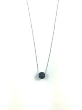 Load image into Gallery viewer, Drops of Gratitude Sterling Silver Lava Necklace
