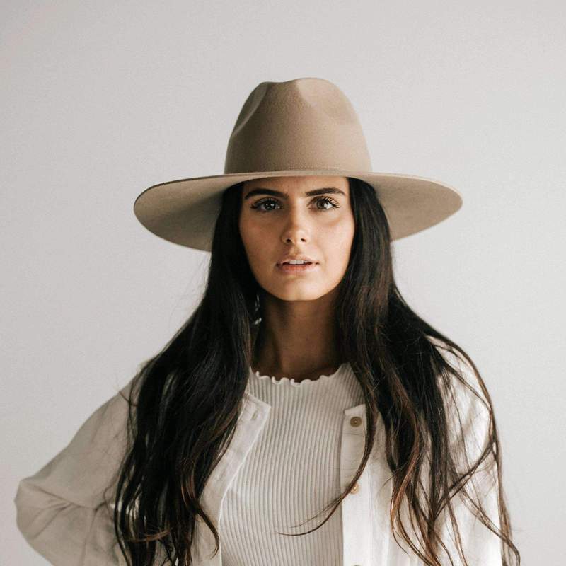 Emma Wide Brim Fedora